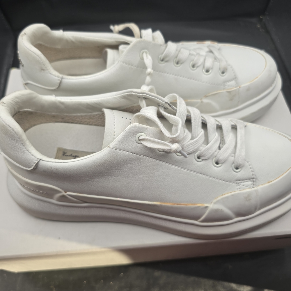 Vintage Havana White Leather Sneakers‎